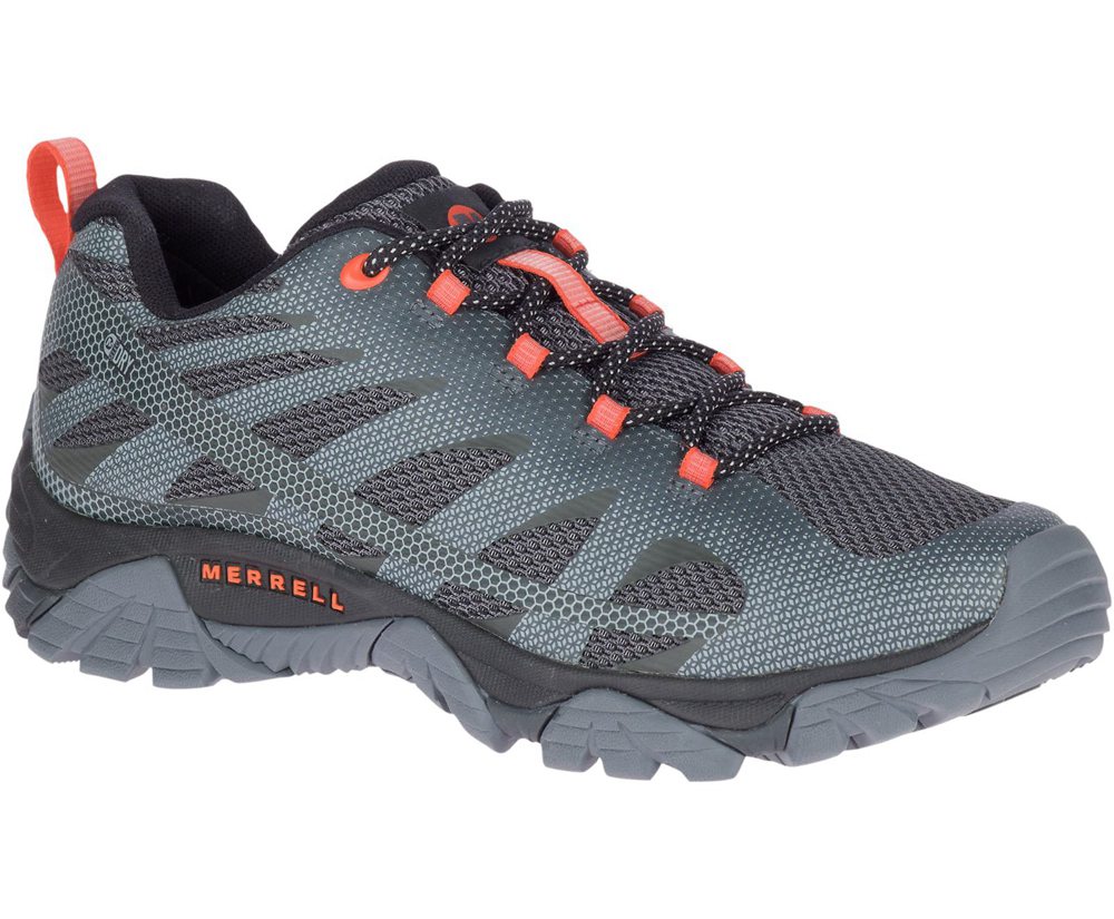 Buty Trekkingowe Merrell Męskie Szare - Moab Edge 2 Waterproof - 750436-GAN